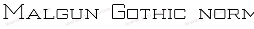 Malgun Gothic norma字体转换